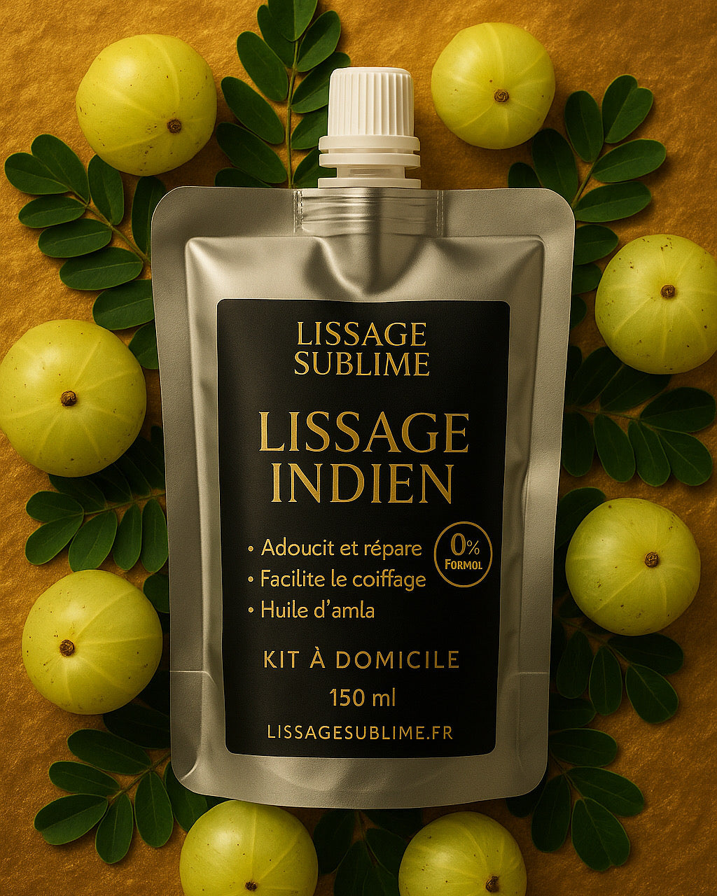 Lissage Indien – Kit à Domicile 150 ml