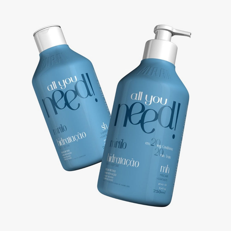 Kit Mirtilo Mirai - Shampooing & Masque