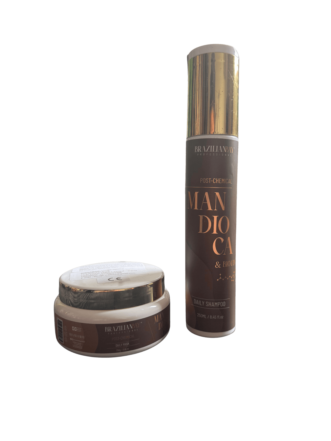 Duo Mandioça & Bamboo – Shampoing & Masque Post - Chimique | Brazilian Bond Professional – Lissage professionnel par Lissage Sublime LISSAGE SUBLIMELissage Sublime