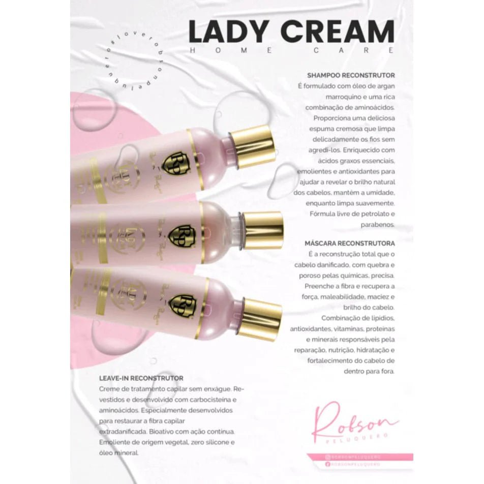 Kit Lady Cream 3 étapes – Soin Reconstructeur Complet – Lissage professionnel par Lissage Sublime LISSAGE SUBLIMELissage Sublime