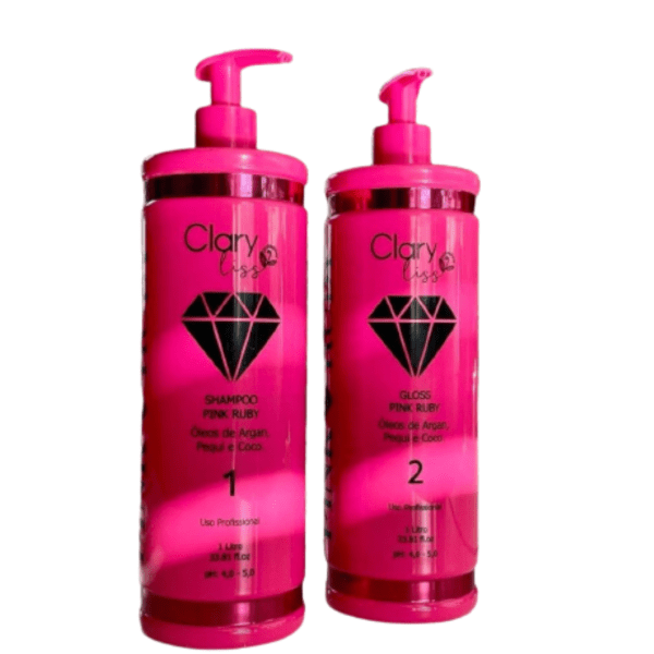 Lissage Pink Ruby by Clary Liss (2x1L) – Lissage professionnel par Lissage Sublime LISSAGE SUBLIMELissage Sublime