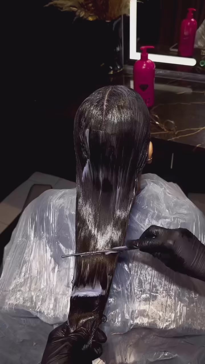 Nanoplastie Cheveux Blonds Pink Ruby – Lissage Sans Formol