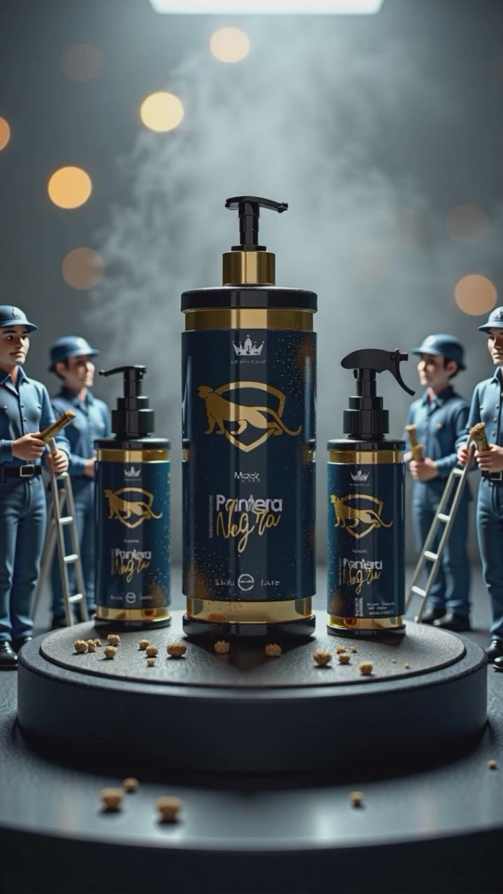 Kit Nanoplastie Panthère Noire – Lissage Luxueux & Intense